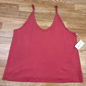 Universal Thread Slim Fit Camisole Tank Top Women's Size 3x Slim Fit Red NEW - Picture 1 of 7