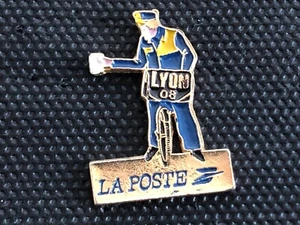 b PINS ENAMEL POST LA POSTE PTT LYON BIKE BIKE BIKE PIN - Picture 1 of 1