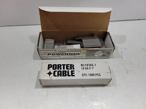 Porter Cable Powernail 1in 18 Gauge NS18100-1 Powercleats L-Cleat Flooring Nails - Picture 1 of 4