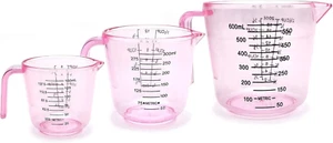 Plastic Measuring Cup Set, Kitchen Cooking and Baking Seasoning Liquid Measuring - Picture 1 of 12