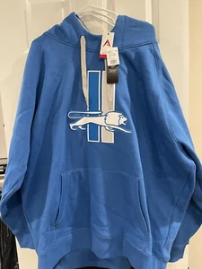 Detroit Lions Antigua Blue Hoodie Size 3X - Picture 1 of 4