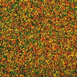 1pc 30*20cm Dollhouse Spring Tufts Craft Yellow and Orange Model Grass Mat Scene - Picture 1 of 5