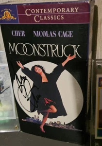 CHER Autographed Vtg 1988 MOONSTRUCK Cher VHS Video Cassette Tape. - Picture 1 of 2