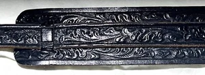 Original 1959 Gibson Tooled Leather Guitar Strap Les Paul Standard Custom L5 PAF - Picture 1 of 15