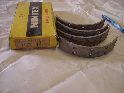 Nuevo de Lote Antiguo Revestimientos de Freno Mintex Triumph Herald 1959 Ford Anglia Prefect 1954 Foto 1 de 4