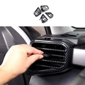 ABS Carbon Fiber Frame Trim 2022-2023 Middle Air Outlet Vent For Toyota Tundra - Imagen 1 de 11