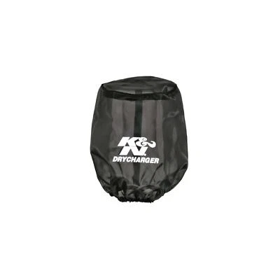 K&N Drycharger Air Filter Wrap Round Tapered Black 5.375in Base ID x 4.375in - Image 1 of 3