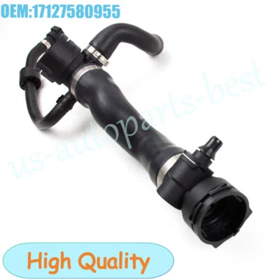 17127580955 Upper Radiator Hose for BMW 7 Series 740i F01 740Li F02 2011 2012  - Image 1 of 4