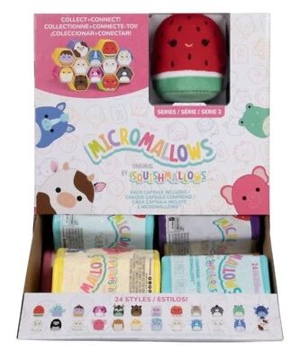 Squishmallows Micromallows 2.5" Peluche Ciego Serie 2 - PACK DE 12