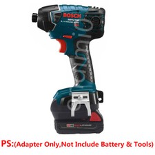 Milwaukee M18 RED 18V Slider Li-ion Battery To Bosch 18V Cordless Tools Adapter