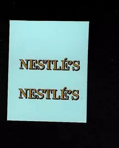 MATCHBOX TRANSFERS/DECALS - 69a COMMER VAN NESTLÉ'S - Picture 1 of 1