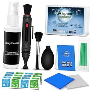 Camera Lens Cleaning Kit, 10-in-1 Camera Cleaning Kit, Camera Lens Cleaner and 