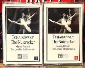 TCHAIKOVSKY / THE NUTCRACKER 2-CASSETTE SET MARISS JANSONS & LONDON PHILHARMONIC - Picture 1 of 2