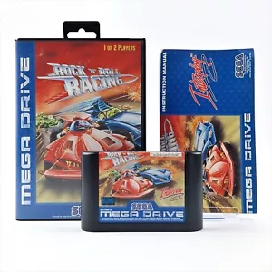 Sega Mega Drive Spiel : Rock N Roll Racing - OVP & Anleitung | MD PAL 16-Bit - Bild 1 von 4