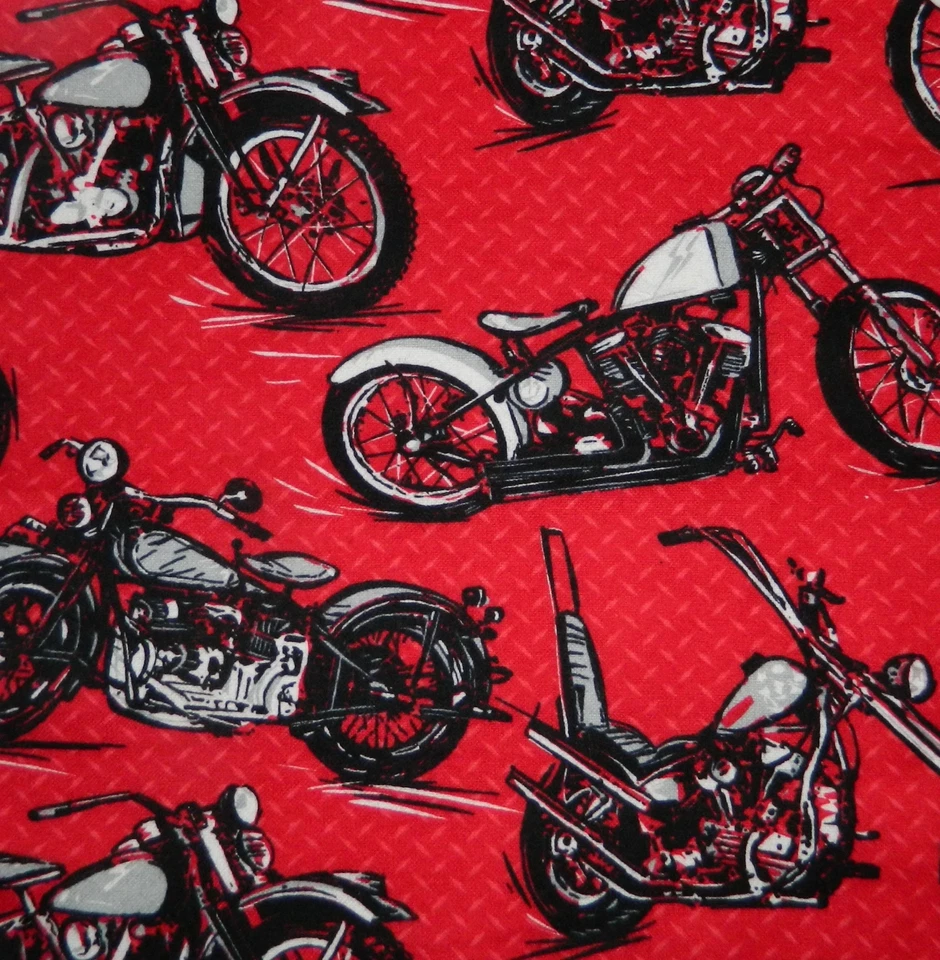 Tela de franela súper acurrucada 2 yardas sin cortar motocicletas joann nueva #17769720 Foto 1 de 1