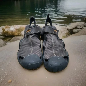 Crocs Swiftwater Brown Water Shoes Walking Sport Sandals Mens Sz12 - Picture 1 of 8