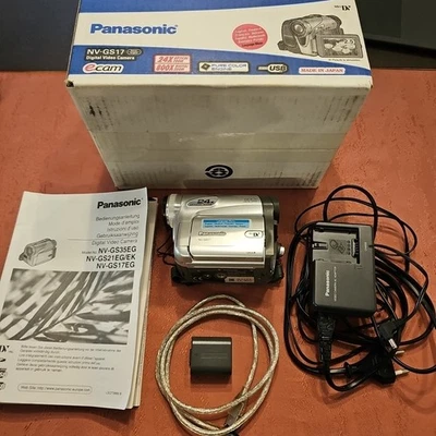 Digitale Videokamera Panasonic NV-GS 17 Mini DV Camcorder Getestet Zustand Gut - Bild 1 von 4