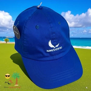 Sombrero de campo de golf Hawk's Eye azul Shanty Creek Resort Bellaire Michigan nuevo con etiquetas - Imagen 1 de 7