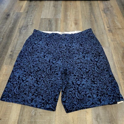 St. John's Bay Mens Navy Blue VINTAGE Cargo Shorts Tropical Beach Casual Size 36 - Image 1 of 4