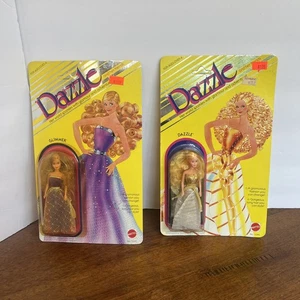 Vintage 1981 Mattel Dazzle Doll “Dazzle” And “Glimmer” 5286 5292 *NOC* - Picture 1 of 11
