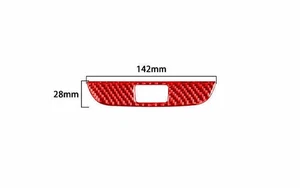 Mergency Light Button Frame Trim For Lexus GS350 450 07-11 Real Red Carbon Fiber - Picture 1 of 10