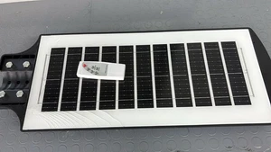 Lampione Solare Stradale 90W + Telecomando + Pannello Solare  - Foto 1 di 3