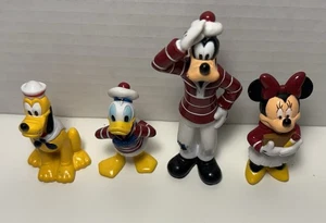 Disney Cruise Line Shipmates Figure Lot of 4 Minnie, Goofy, Donald, Pluto Exclus - Picture 1 of 4