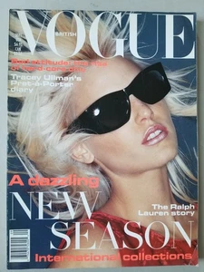UK Vogue 09/1994 NADJA Auermann SHALOM Harlow CORDULA Reyer. VG Clean Condition - Imagen 1 de 2