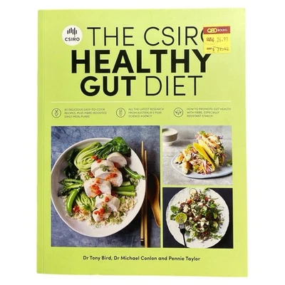 The CSIRO Healthy Gut Diet Paperback 85 Recipes Gut Health Guide Meal Plans Book - image 1 of 4