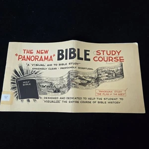1947 The New Panorama Bible Study Course Plan of the Ages No 1 Alfred Eade book - Picture 1 of 14