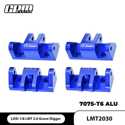 GPM 7075-T6 Alloy Lower Shock Mount For LOSI 1/8 LMT 2.0 Grave Digger - Image 1 of 4