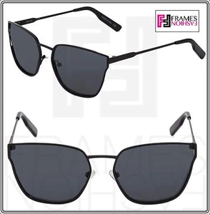 Jason Wu TORRI Cat Eye Black Matte Metal Sunglasses Polarized MBLK - Picture 1 of 10