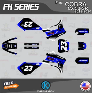 Graphics Kit for Cobra CX-50 SR (2012-2020) CX50 SR  FH Series - Blue - Picture 1 of 6