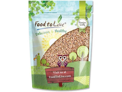 Grano Farro Perlado - Kosher, Vegano, Grano Integral a Granel - Food To Live® Foto 1 de 4