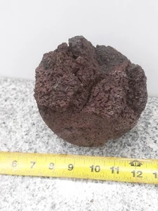Volcanic Lava Rock Specimen Crystals Minerals Display Stone Igneous Core Sample - Picture 1 of 15