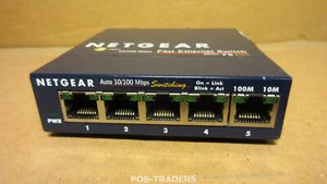 NETGEAR ProSafe FS105 v2 5 Port 10/100 Desktop Fast Ethernet Switch - EXCL PSU - Bild 1 von 3