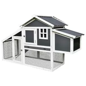 Hühnerhaus Geflügelstall Hühnerstall Eiablage Hühnervoliere Freilaufgehege - Bild 1 von 9