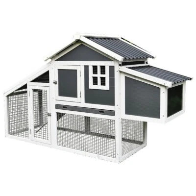 FEEL2HOME Hühnerhaus Geflügelstall Hühnerstall Eiablage Hühnervoliere Freilaufgehege