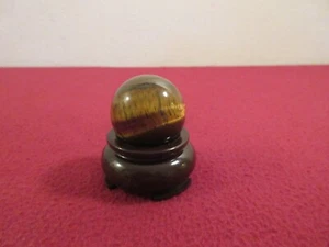 Tiger Eye Sphere/Ball w/Stand - Picture 1 of 5