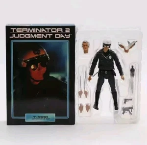 NECA TERMINATOR 2 MOTORCYCLE COP 7" Action Figure T-1000 Judgment Day NEW IN BOX - Imagen 1 de 10