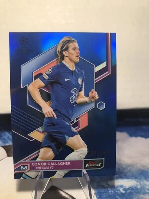 2022-23 Topps Finest UEFA Club Competitions Blue Refractor /150 Conor Gallagher - Image 1 of 2