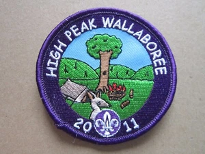 High Peak Wallaboree 2011 Cloth Patch Badge Boy Scouts Scouting L4K C - Picture 1 of 2