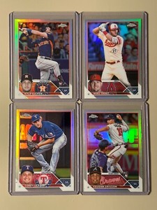 2023 Topps Chrome Refractor YOU PICK #1-220 Complete Your Set