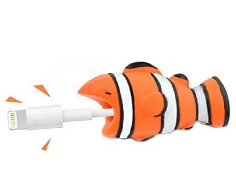 8Styles Cable Bite Prevents Breakage Protector Cartoon Animals for iPhone Cord - Image 1 of 4