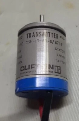Clifton Transmitter CGH-10-AS-5/B718 , Rotor 1 Phase 26 V, Stator 3 Phase 11.8 V - Image 1 of 4