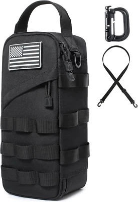 Heavy Duty Small Tool Bag with D-ring Clip,US Flag Patch & Shoulder Strap Small - Image 1 of 4