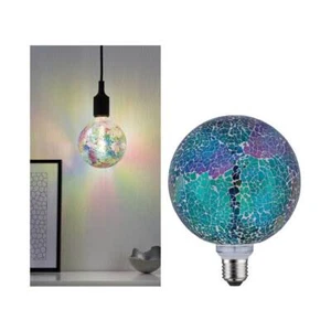 Paulmann LED Lampadina Globe G125 Miracle Mosaic Mix 5W =40W E27 Calda Dimmabile - Foto 1 di 8