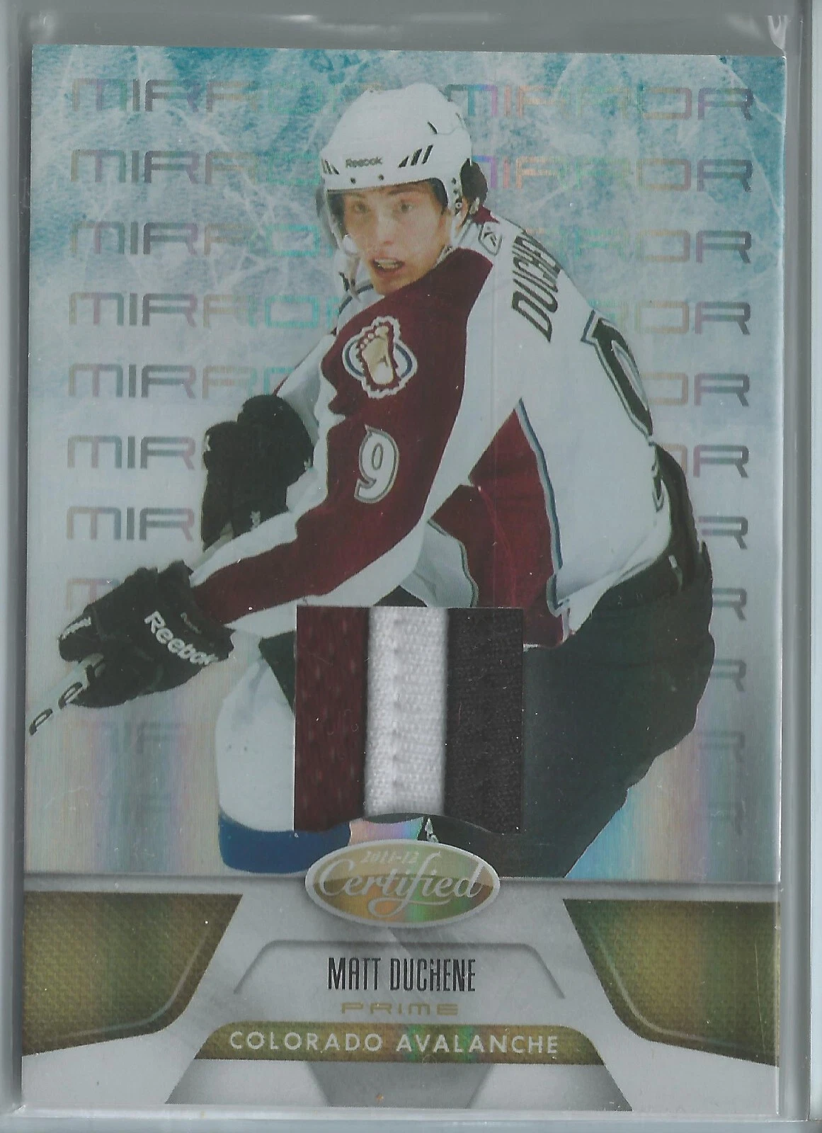 2011-12 Certified Mirror Gold Materials Prime - Matt Duchene 3C Patch  #129  /25