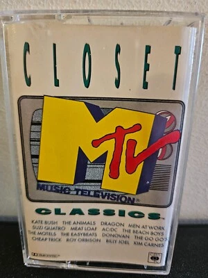 MTV MUSIC TELEVISION CLOSET CLASSICS Various Artists 1986 CASSETTE TAPE POP - Image 1 of 4