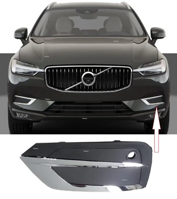 REJILLA PARACHOQUES INFERIOR DELANTERA IZQUIERDA + MOLDURA CROMADA PARA VOLVO XC60 2017- Foto 1 de 4
